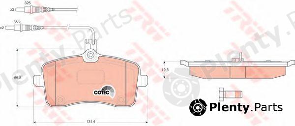  TRW part GDB1594 Brake Pad Set, disc brake