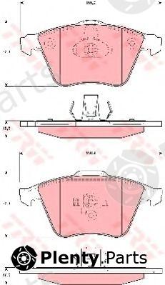  TRW part GDB1607 Brake Pad Set, disc brake