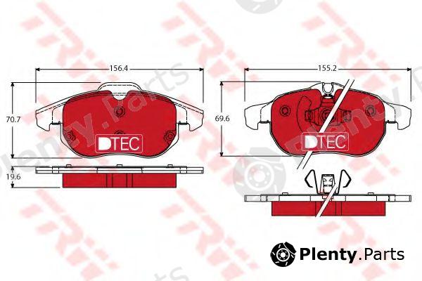  TRW part GDB1613DTE Brake Pad Set, disc brake