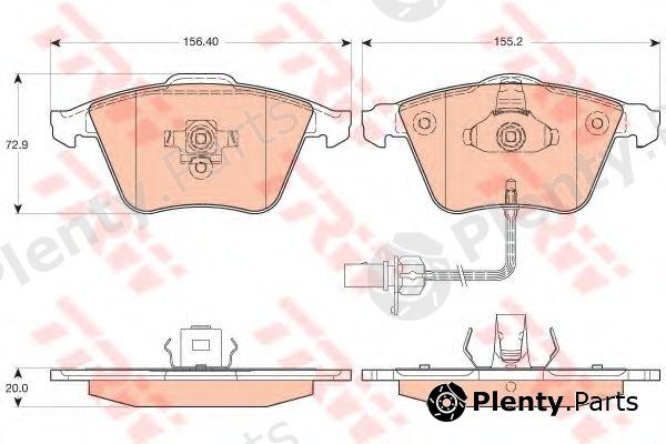  TRW part GDB1617 Brake Pad Set, disc brake