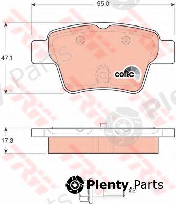  TRW part GDB1620 Brake Pad Set, disc brake