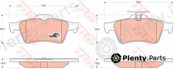  TRW part GDB1621 Brake Pad Set, disc brake