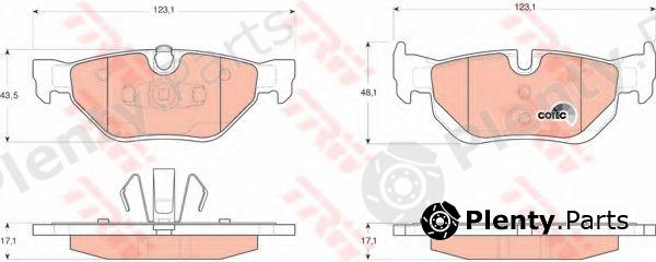  TRW part GDB1626 Brake Pad Set, disc brake