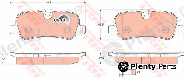  TRW part GDB1632 Brake Pad Set, disc brake