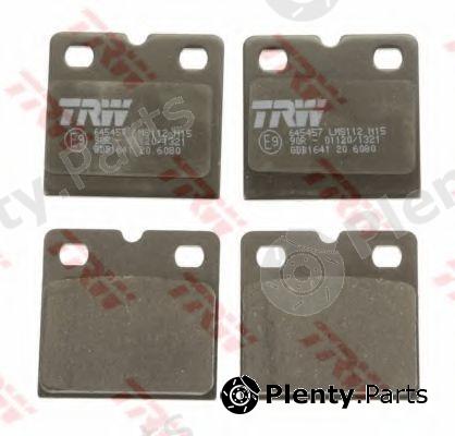  TRW part GDB1641 Brake Pad Set, disc parking brake