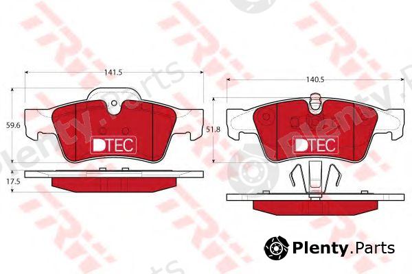  TRW part GDB1643DTE Brake Pad Set, disc brake