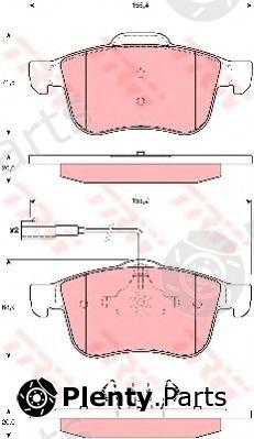  TRW part GDB1647 Brake Pad Set, disc brake