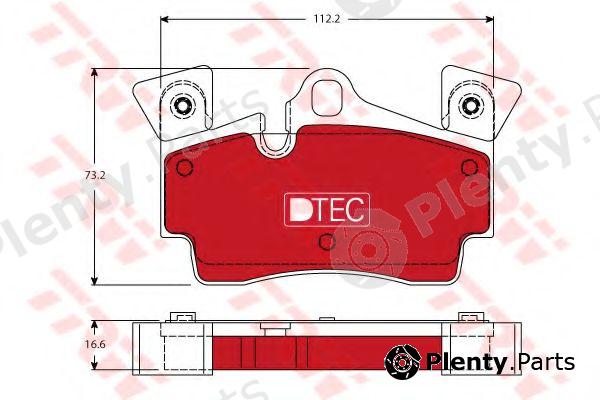  TRW part GDB1652DTE Brake Pad Set, disc brake
