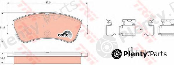  TRW part GDB1677 Brake Pad Set, disc brake
