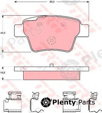  TRW part GDB1678 Brake Pad Set, disc brake