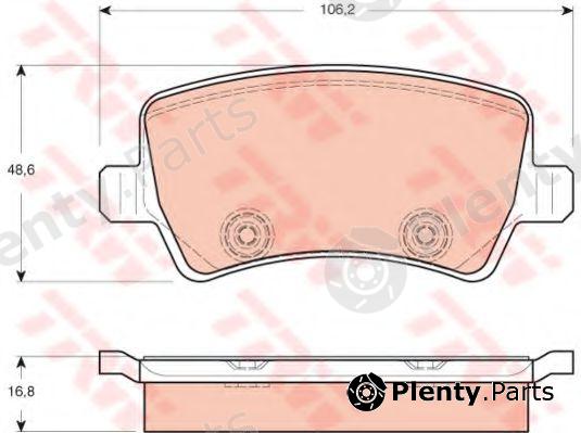  TRW part GDB1685 Brake Pad Set, disc brake