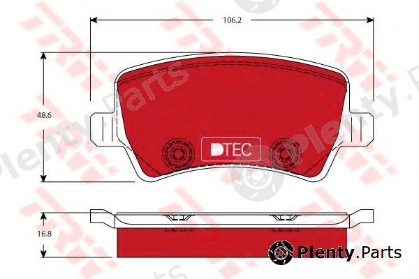  TRW part GDB1685DTE Brake Pad Set, disc brake