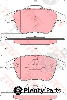  TRW part GDB1691 Brake Pad Set, disc brake