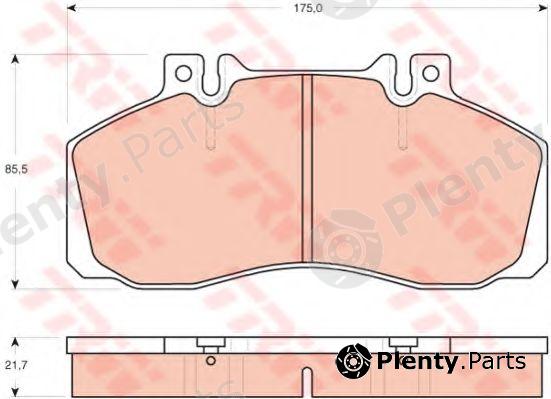  TRW part GDB1695 Brake Pad Set, disc brake