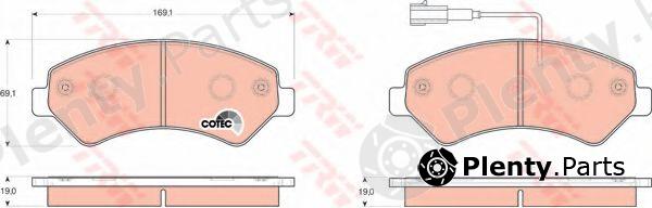  TRW part GDB1703 Brake Pad Set, disc brake