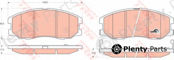  TRW part GDB1715 Brake Pad Set, disc brake