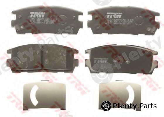  TRW part GDB1716 Brake Pad Set, disc brake