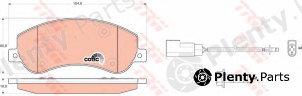  TRW part GDB1724 Brake Pad Set, disc brake