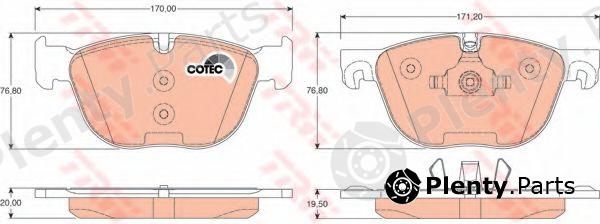 TRW part GDB1726 Brake Pad Set, disc brake