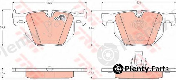 TRW part GDB1727 Brake Pad Set, disc brake