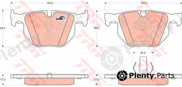  TRW part GDB1730 Brake Pad Set, disc brake