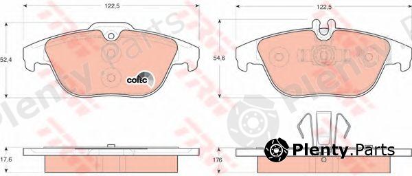  TRW part GDB1738 Brake Pad Set, disc brake
