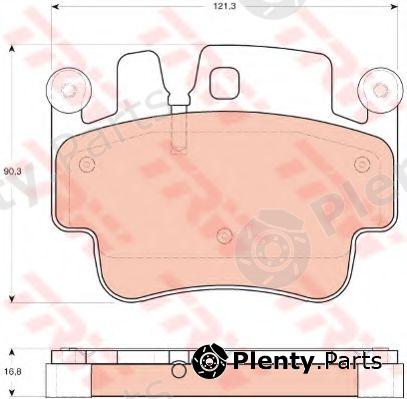  TRW part GDB1742 Brake Pad Set, disc brake