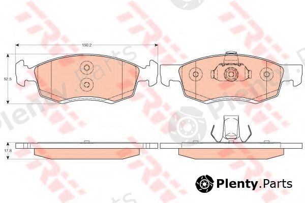  TRW part GDB1749 Brake Pad Set, disc brake