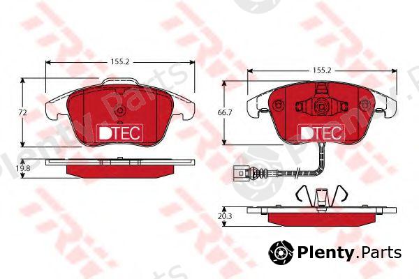  TRW part GDB1762DTE Brake Pad Set, disc brake