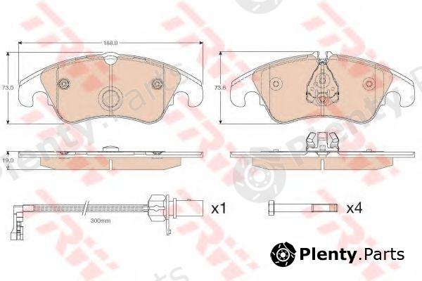  TRW part GDB1768 Brake Pad Set, disc brake