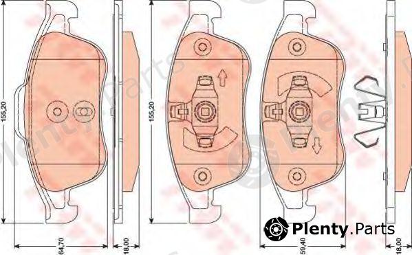  TRW part GDB1789 Brake Pad Set, disc brake