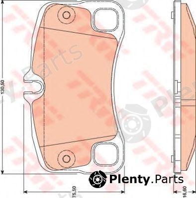 TRW part GDB1792 Brake Pad Set, disc brake