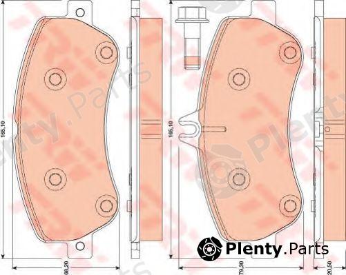  TRW part GDB1798 Brake Pad Set, disc brake