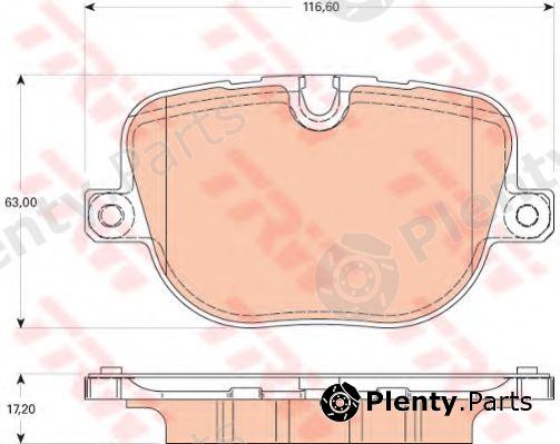  TRW part GDB1824 Brake Pad Set, disc brake