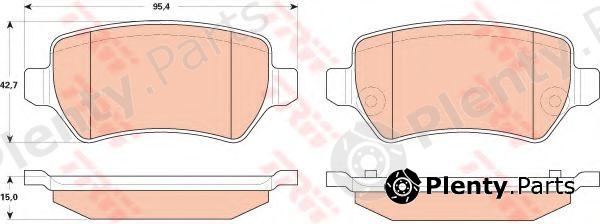  TRW part GDB1831 Brake Pad Set, disc brake