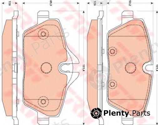  TRW part GDB1870 Brake Pad Set, disc brake