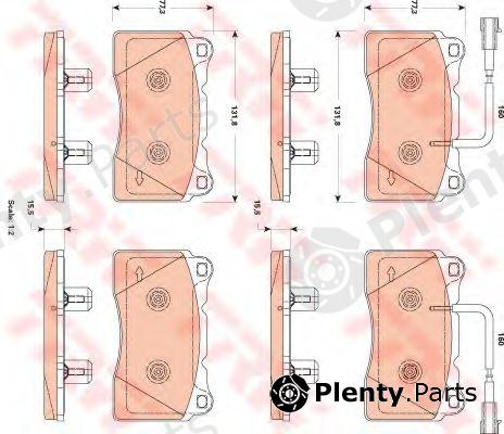  TRW part GDB1888 Brake Pad Set, disc brake