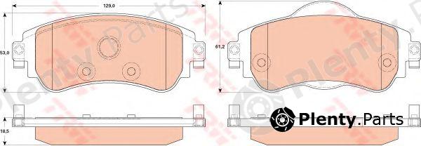  TRW part GDB1917 Brake Pad Set, disc brake