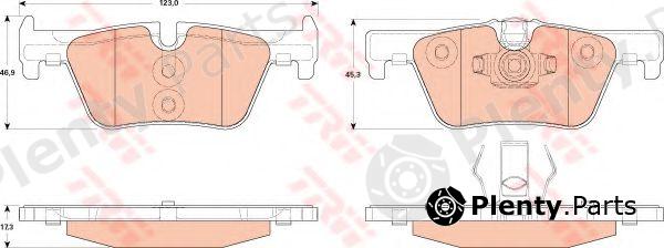  TRW part GDB1919 Brake Pad Set, disc brake