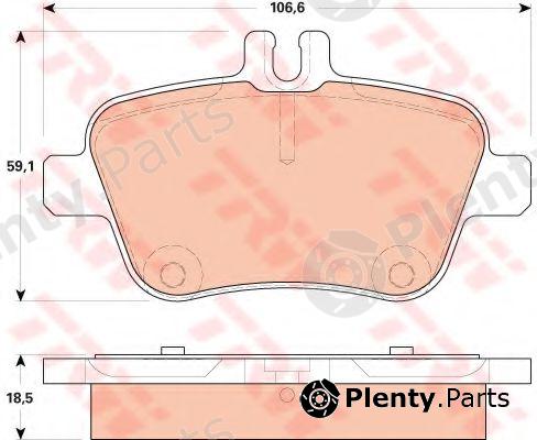  TRW part GDB1920 Brake Pad Set, disc brake