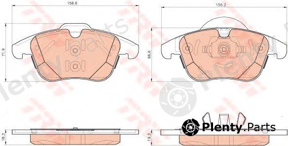  TRW part GDB1925 Brake Pad Set, disc brake
