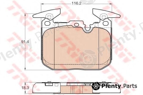  TRW part GDB1943 Brake Pad Set, disc brake