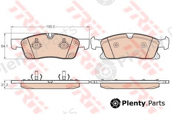  TRW part GDB1946 Brake Pad Set, disc brake