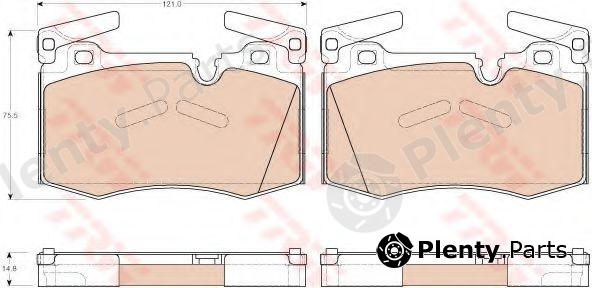  TRW part GDB1948 Brake Pad Set, disc brake