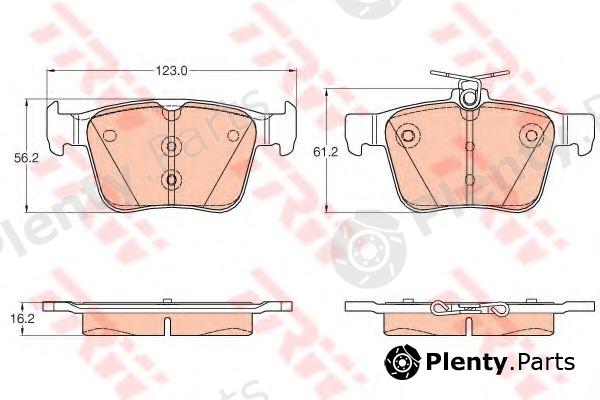  TRW part GDB1957 Brake Pad Set, disc brake