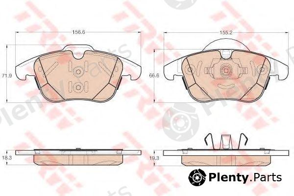  TRW part GDB1960 Brake Pad Set, disc brake