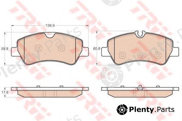  TRW part GDB1968 Brake Pad Set, disc brake