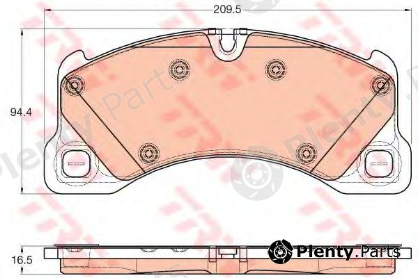  TRW part GDB1969 Brake Pad Set, disc brake