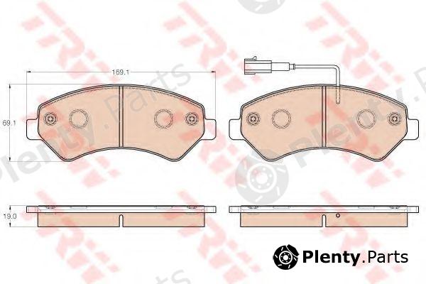  TRW part GDB1982 Brake Pad Set, disc brake