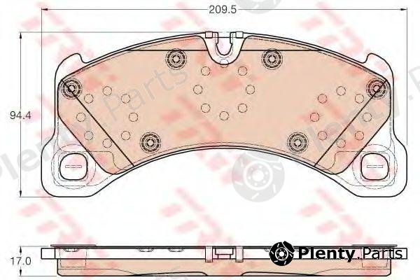  TRW part GDB2004 Brake Pad Set, disc brake